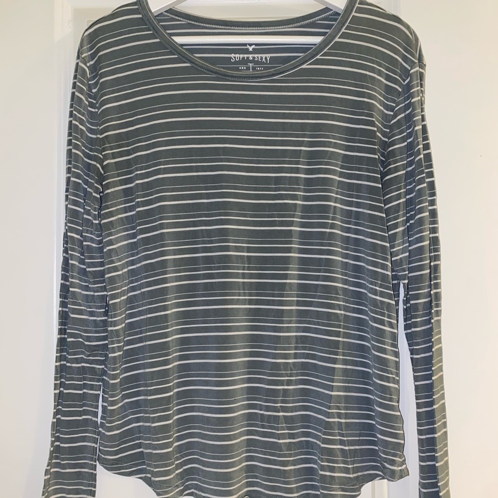 American Eagle Soft & Sexy Striped Long Sleeve
